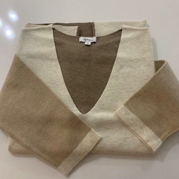Neutral three-tone sweater - Picture 5 of 10